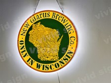 New Glarus Brewing Co. Only In Wisconsin 3D LED 20