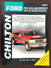 Chilton Ford Pick-Ups and Bronco 1987-96 Repair Manual 26664 Includes Diagrams picture