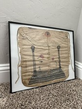 Antique Masonic Apron Circa 1860’s picture
