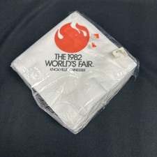 Vtg 1982 World's Fair Beverage Napkins 9 7/8
