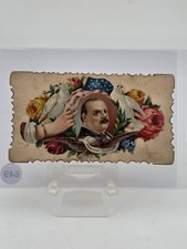 1880s-1890s Grover Cleveland 22nd & 24th U.S. President Decorative Calling Card picture
