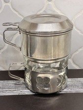 Vintage Menagia Baes Inox Duralex Single Serve Drip Coffee Maker Cup Dripolator picture