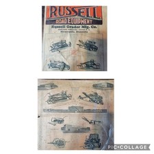 Rare Russell Motor Grader Minneapolis MN Antique Heavy Equipment Envelope 20s ? picture