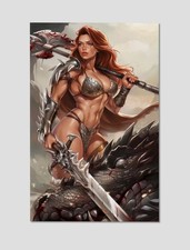 Red Sonja Reborn #6 Fantasy Warrior Premium Giclee Print Poster 11x17 Wall Art picture