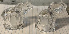 Gorham Fine Crystal Elephant Figurine 3 
