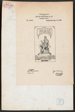 New York NY 1886 Mayer Brothers & Co Paris Roasted Coffee Trademark Label picture