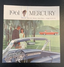 VINTAGE 1961 MERCURY METEOR & MONTEREY CAR BROCHURE SALES CATALOUG picture