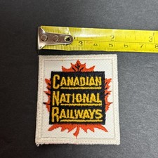 CANADIAN NATIONAL RAILWAYS Embroidered Patch (Railroad / Train Related) 65SQ picture