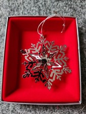Vintage Towle Silversmiths Christmas Reflections 3 Dementional Snowflake #3329 picture