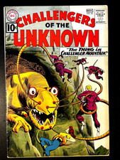 CHALLENGERS OF THE UNKNOWN #22 (10/61 7.0) 10c SILVER-AGE BOB BROWN COVER/ART picture