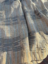 Vintage Nigerian Yoruba Aso Oke Handwoven Textile Throw 67” L x 46” W | No. 181 picture