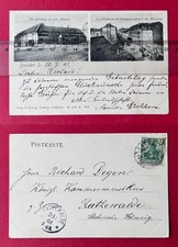 Postcard Dresden 1903 old sheep farm on Schäferstrasse before demolition (183075 picture