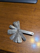 Vintage L. S. Starrett No. 72 Feeler Thickness Gage Machinist Tools USA  picture