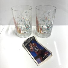 (2) Disney World 25th Anniversary Remember The Magic McDonalds Donald Duck Glass picture