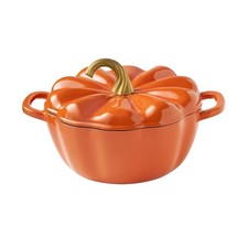 The Pioneer Woman 3.5-Quart Pumpkin Enameled Cast Iron Dutch Oven picture