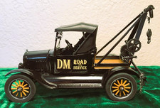 Ford Tow Truck Pickup1Wrecker24T18Vintage Antique Car Metal Body Model picture