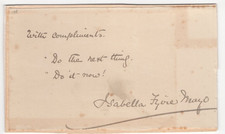 Isabella Fyvie Mayo (1843-1914) Signed Quote / Autographed Suffragist, Writer picture