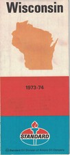 1973-74 Standard Oil Road Map Wisconsin picture