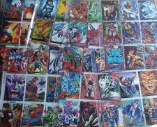 1995 FLEER MARVEL FLAIR ANNUAL LOT OF 60 BASE CARDS picture