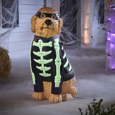 RARE 2.5 ft Halloween ClassicsGlow-in-the-Dark Golden Doodle picture