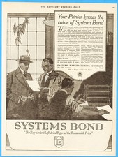 1919 Eastern Manufacturing Co Bangor and Lincoln Maine Paper Mill System Bond Ad picture