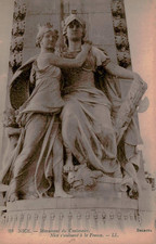 Vintage Postcard Nice France Monument du Centenaire LL picture