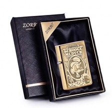 Scrooge McDuck Lighter Windproof Fuel Lighter Flip Top Style Zippo Donald Duck picture
