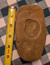 Native American Indian Ancient Artifact Grinding Mortar Fire Nutting Stone Tool picture