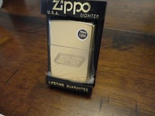 BUD DRY BEER BRASS ZIPPO LIGHTER MINT IN BOX 1993 picture