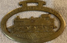 Vintage Railroad, West Somerset Railway  Brass Emblem Plaque￼ picture