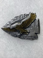 FLYING EAGLE Siskiyou arrowhead - hat pin , tie tac , lapel pin , hatpin 1982 picture
