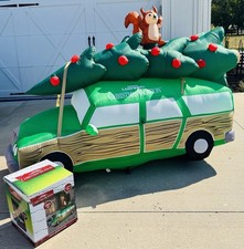 National Lampoons Christmas Vacation 8ft Inflatable Clark Griswold Station Wagon picture