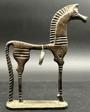 Etruscan Horse Statue Figure Ancient Greek Bronzed Museum Replica Copy picture
