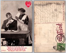 Leap Year Couple Postcard picture