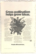 1972 3M Company Original Print Ad - Full Page - People Still Count Here. Vintage picture