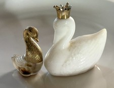 2 Vintage Avon Swans Perfume Collectable... picture