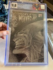 Hunt for Wolverine #1 1:1000 Adam Kubert Remastered Sketch Wraparound cgc 9.8 picture