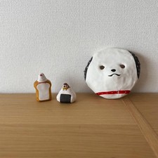 Toy Road Works Hato Pan Onigiri Sparrow Dog Mask 3pc Collectible 15+ picture
