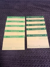 Letterhead 10 Sheets Of RADIO LEAGUE 1960s Vintage Stationery Unused Lot picture