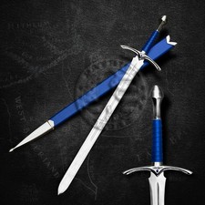 Hand Forged Narsil Sword – Aragorn Medieval Fantasy Blade picture