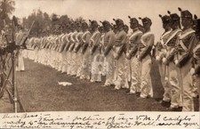 VMI Cadet Lineup Virginia Military Institute LEXINGTON 1905 RPPC Postcard COPY picture
