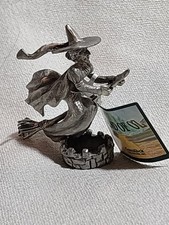 WIZARD OF OZ Wicked Witch Castle Comstock PEWTER Figurine 1997 picture