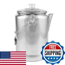 Coghlan's Aluminum Coffee Pot 9-Cup Percolator Camping picture