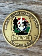 PM TRADE Project Manager Training Devices For Excellence Challenge Coin PEO STRI picture