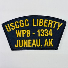 US Coast Guard Cutter Liberty WPB-1334 Juneau Alaska USCGC Hat Patch D9 picture