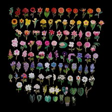 The Gray Muse Floral Enamel pins picture