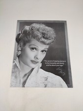 I Love Lucy The Secret Of Staying Young Metal Tin Sign 16x12.5 Home Wall Decor picture