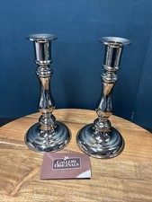 Vintage Avon Gallery Originals Convertible Solid Brass Candlestick picture