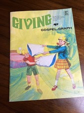 1972 Vtg Flannel Board “Giving” Story Gospel Graph Christian Sunday School Uncut picture