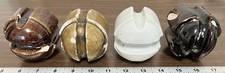 Antique Porcelain Ceramic Insulators (4) - Johnny Ball Guy Strains picture